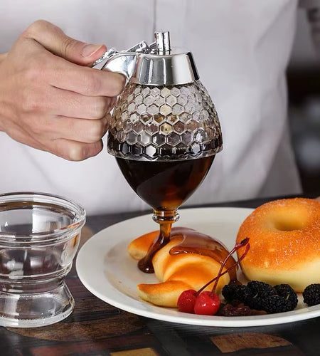 The Perfect Honey Dispenser - 200ml Plastic Pot for Easy Home Use