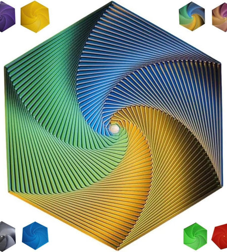 Hexagon 3D Printing Antianxiety and Stress Relief Fidget Toys for Kids and Adults Cube Sensory Fidget Toy Stress Relief Toy Gift