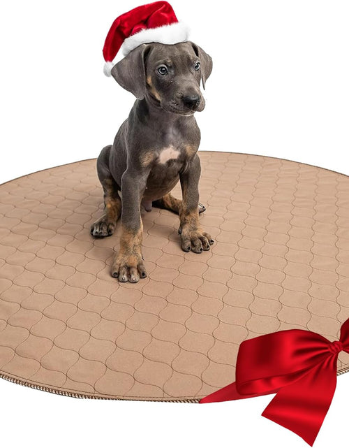Load image into Gallery viewer, Washable Pee Pads for Dogs - Waterproof and Reusable Training Floor Pads, Whelping Dog Pee Pads, Absorbent Dog Training Bed, Puppy Training Pads Supplies, Absorbent Pet Pen Floor Pad, 48-In
