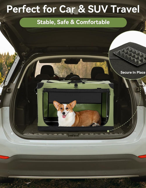 Load image into Gallery viewer, Portable Soft Collapsible Dog Crate for Indoor and Outdoor Soft-Sided Crate
