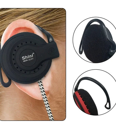 3.5Mm Ear Hook Headphones Noise Cancelling Headset Earbud Super Bass Earphones for Xiaomi Iphone Samsung MP3 PC Mobile Phone